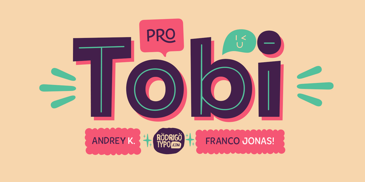 Schriftart Tobi Pro