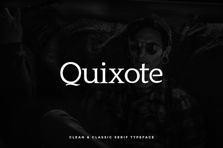 Schriftart Quixote