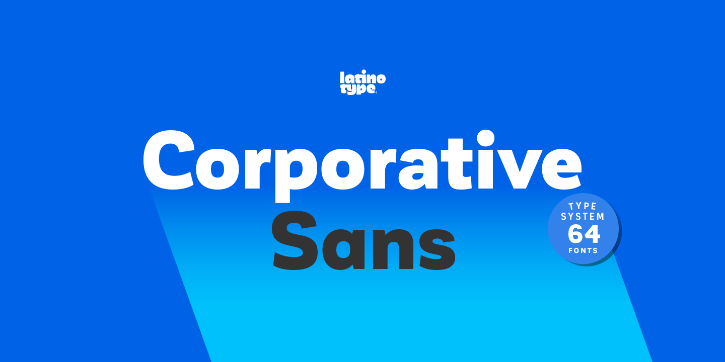Schriftart Corporative Sans