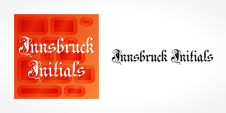 Schriftart Innsbruck Initials