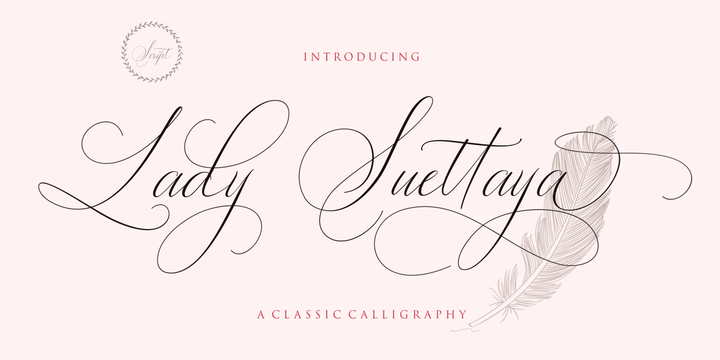 Schriftart Lady Suettaya