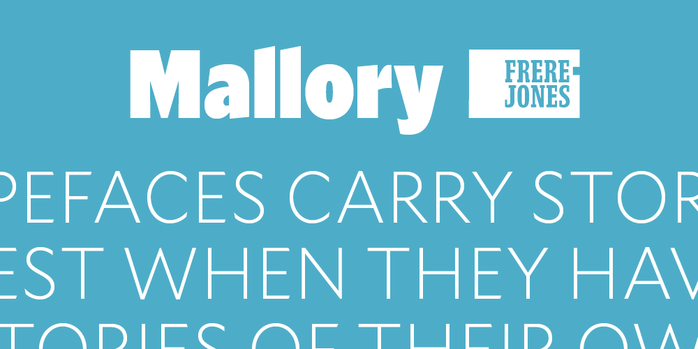 Schriftart Mallory Micro Plus
