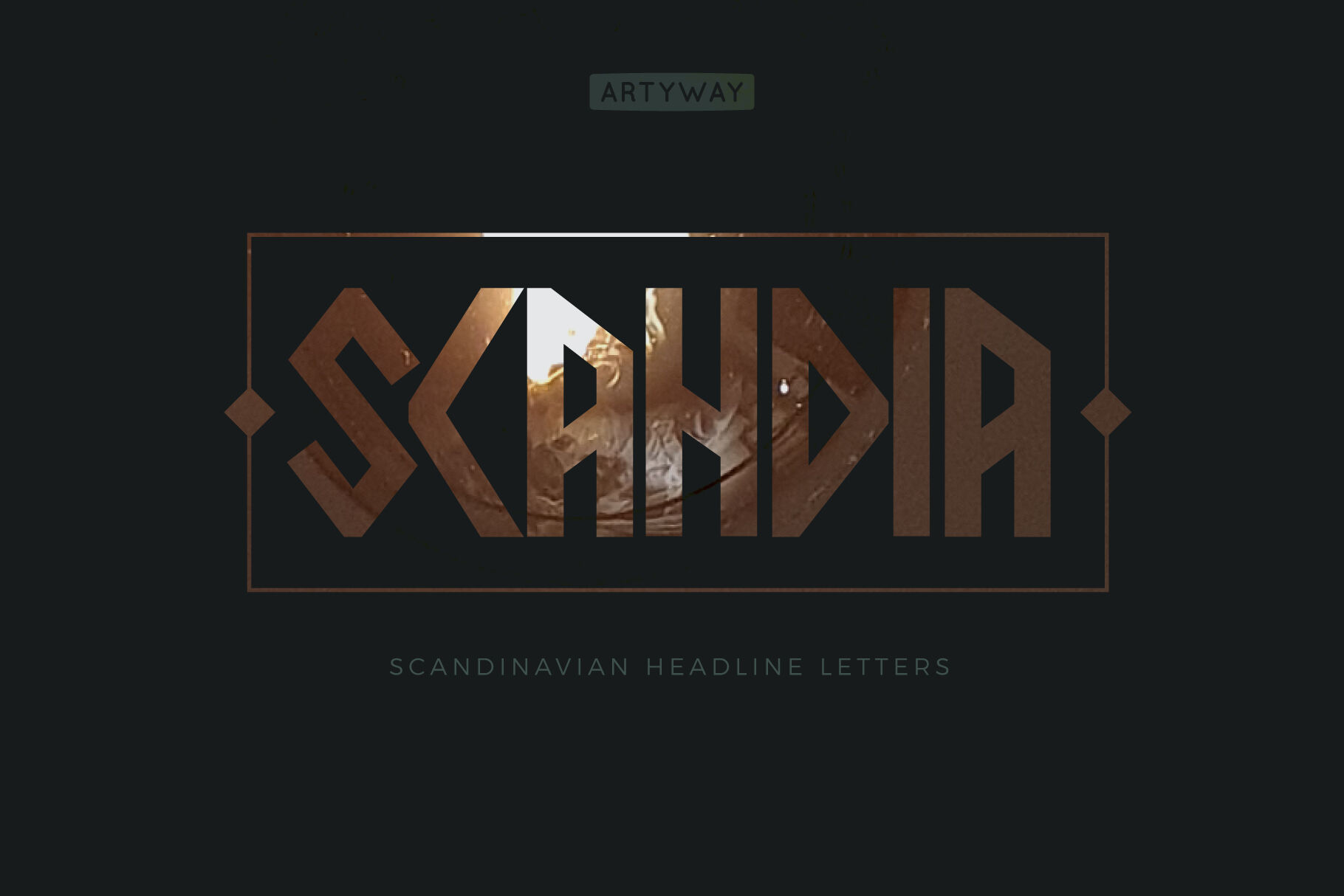 Schriftart Scandia