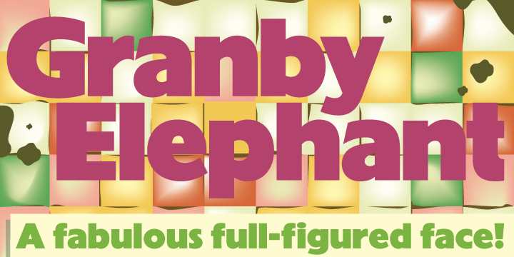 Schriftart Granby Elephant Pro