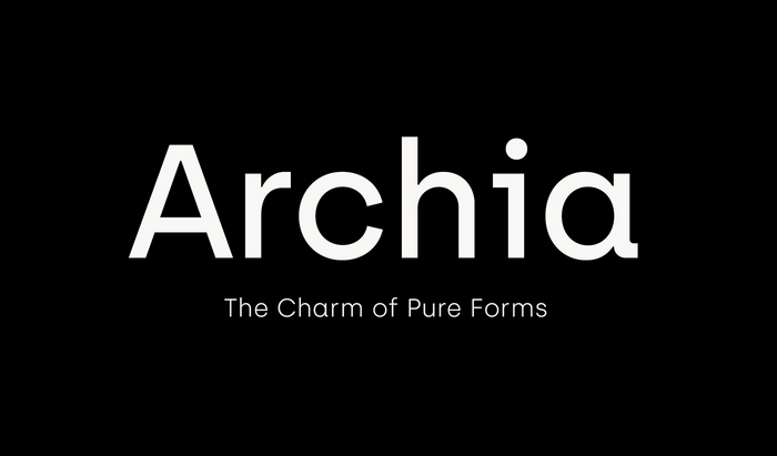 Schriftart Archia
