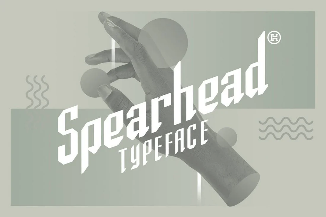 Schriftart Spearhead