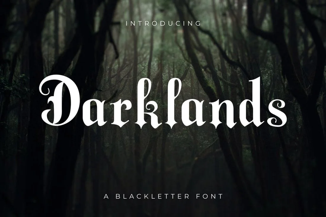 Schriftart Darklands