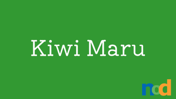 Schriftart Kiwi Maru
