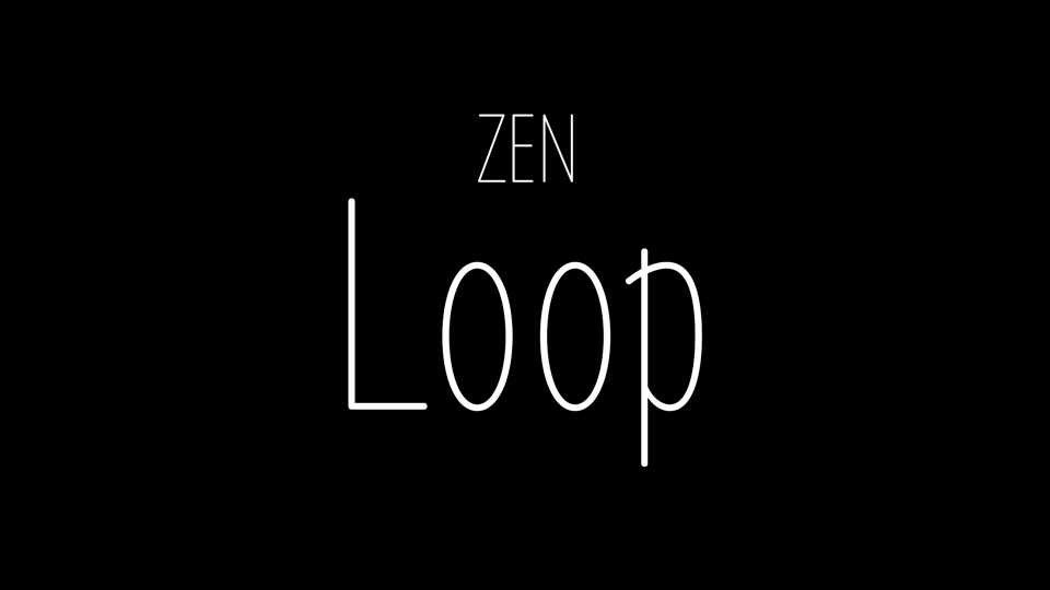 Schriftart Zen Loop