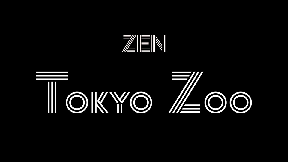 Schriftart Zen Tokyo Zoo