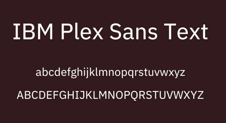 Schriftart IBM Plex Sans Devanagari