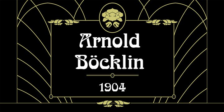 Schriftart Arnold Boecklin