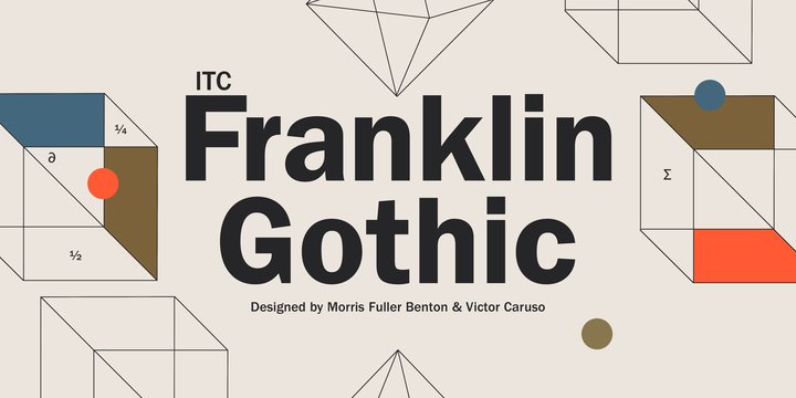 Schriftart ITC Franklin Gothic