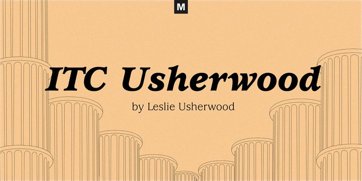 Schriftart ITC Usherwood
