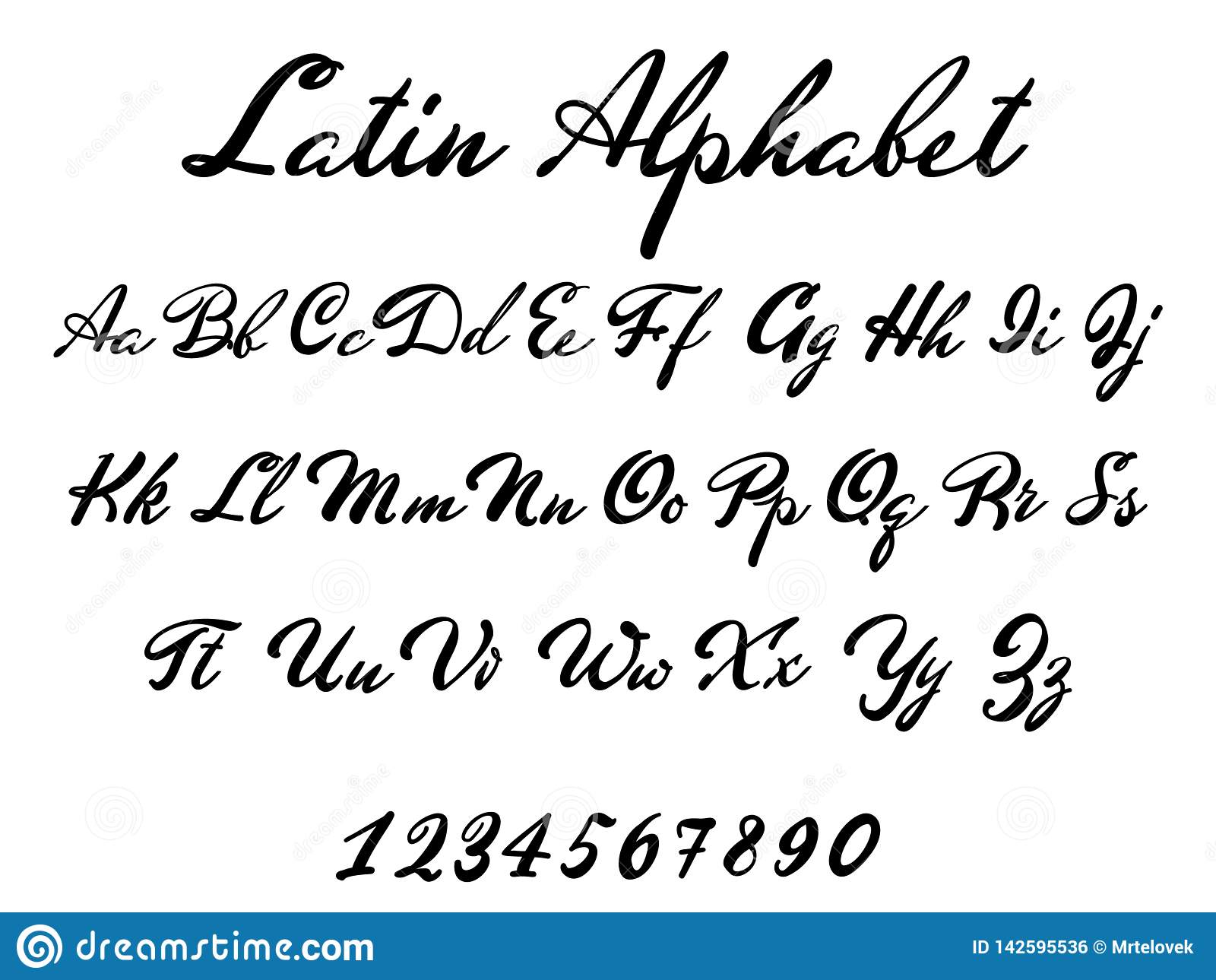 Schriftart Latin
