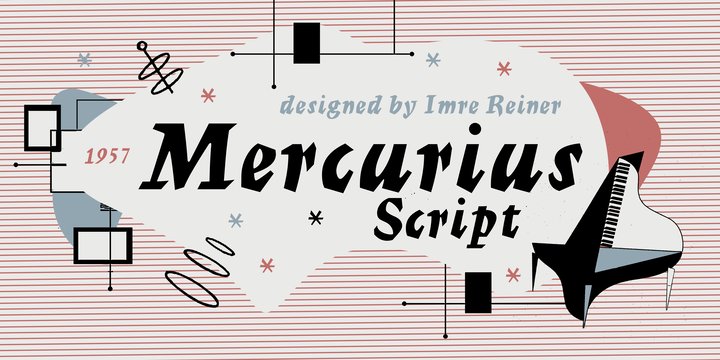 Schriftart Mercurius