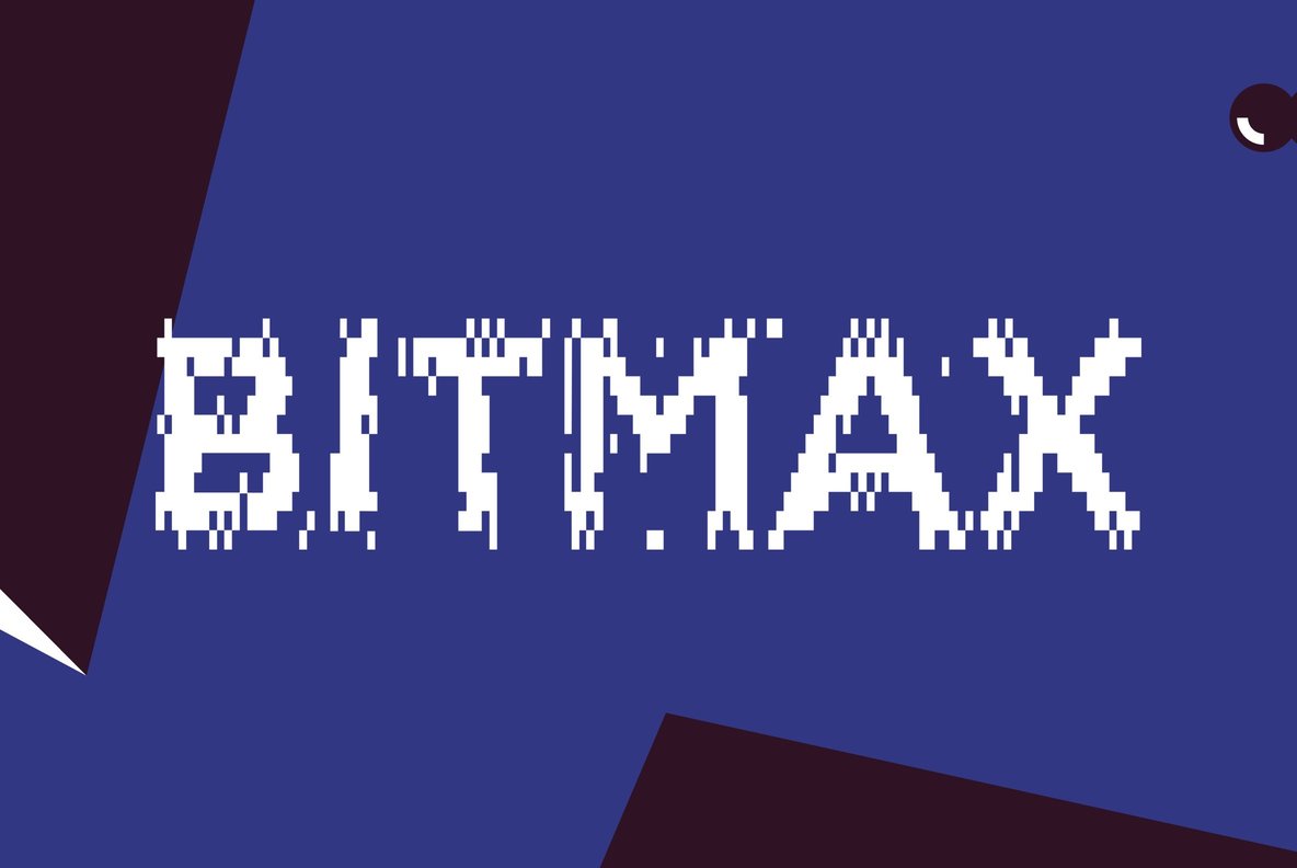 Schriftart Bitmax