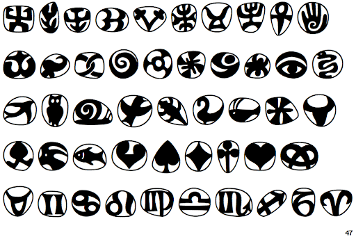 Schriftart Frutiger Symbols