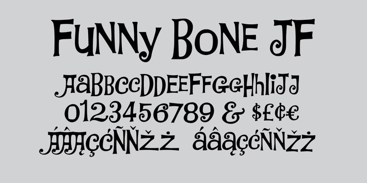 Schriftart Linotype Funny Bones