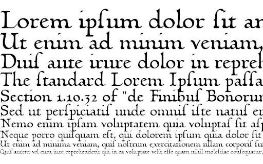 Schriftart Linotype Humanistika