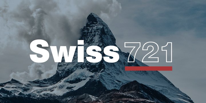 Schriftart Swiss 721 Condensed