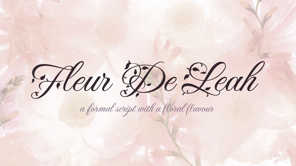 Schriftart Fleur De Leah