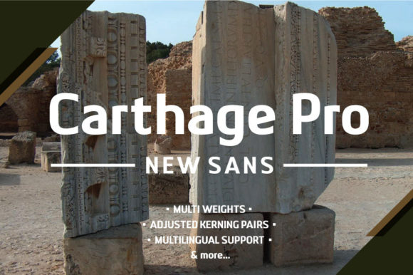Schriftart Carthage