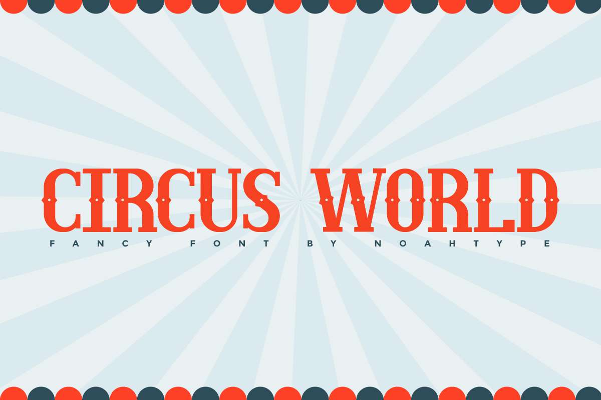Schriftart Circus World