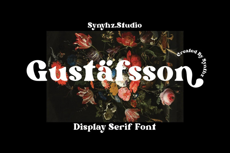 Schriftart Gustafsson