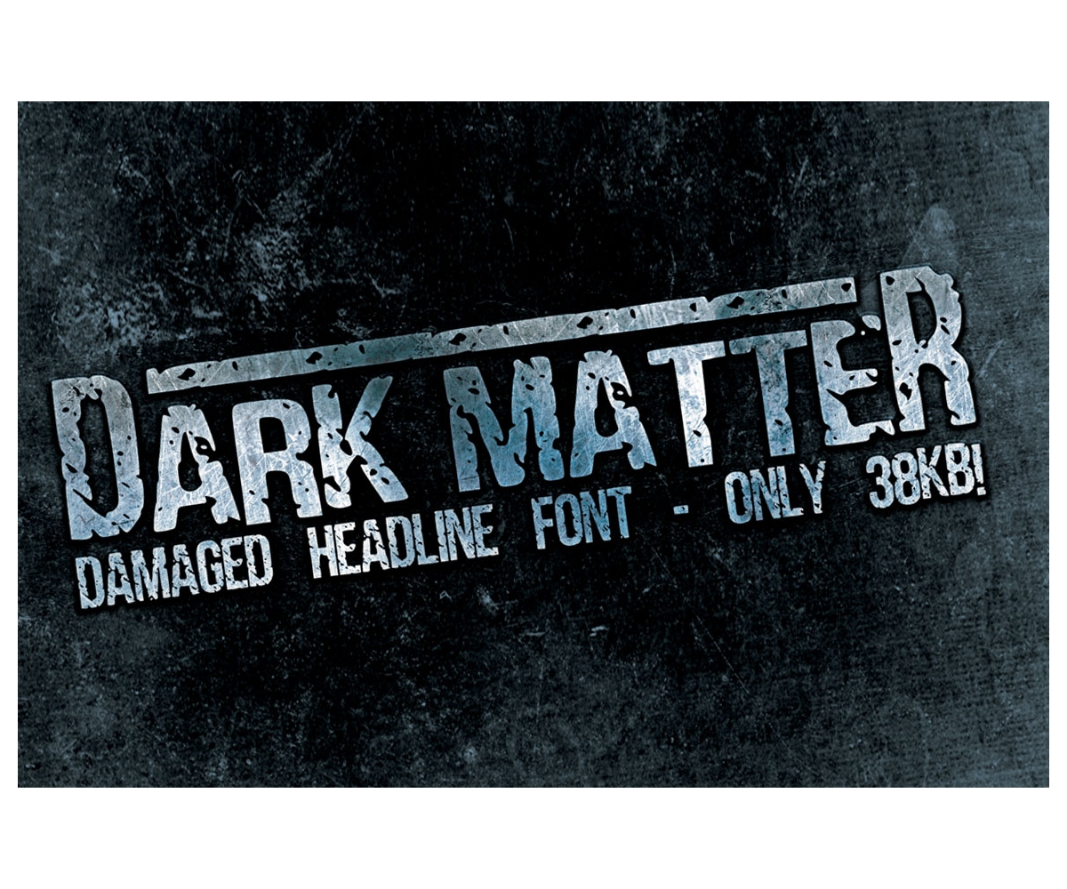 Schriftart Horde Dark Matter