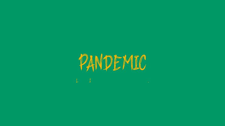 Schriftart Pandemic