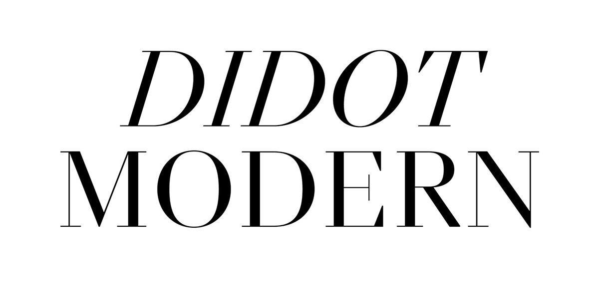 Schriftart NN Didot Modern
