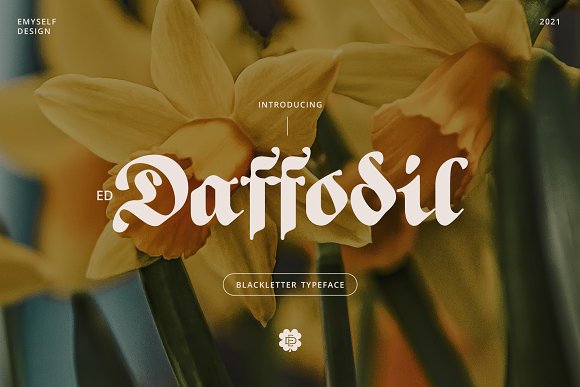 Schriftart ED Daffodil