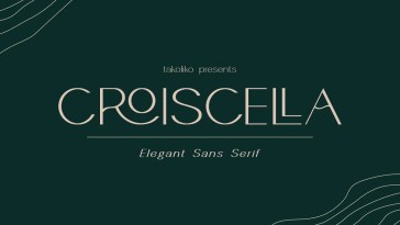 Schriftart Croiscella