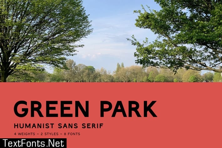 Schriftart Green Park