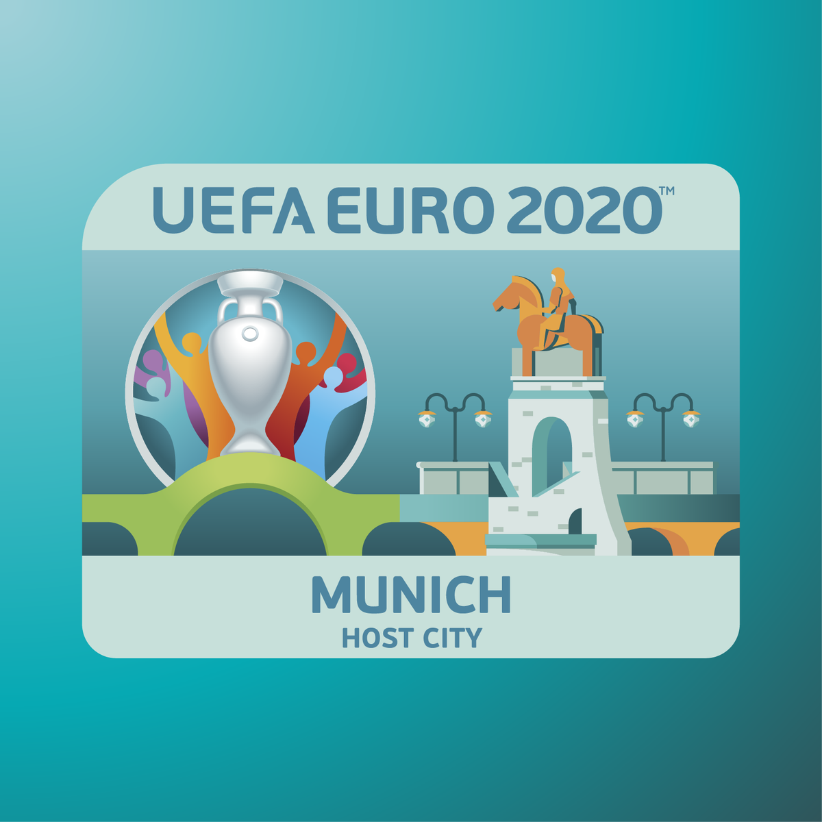 Schriftart Euro 2020 Hostcities