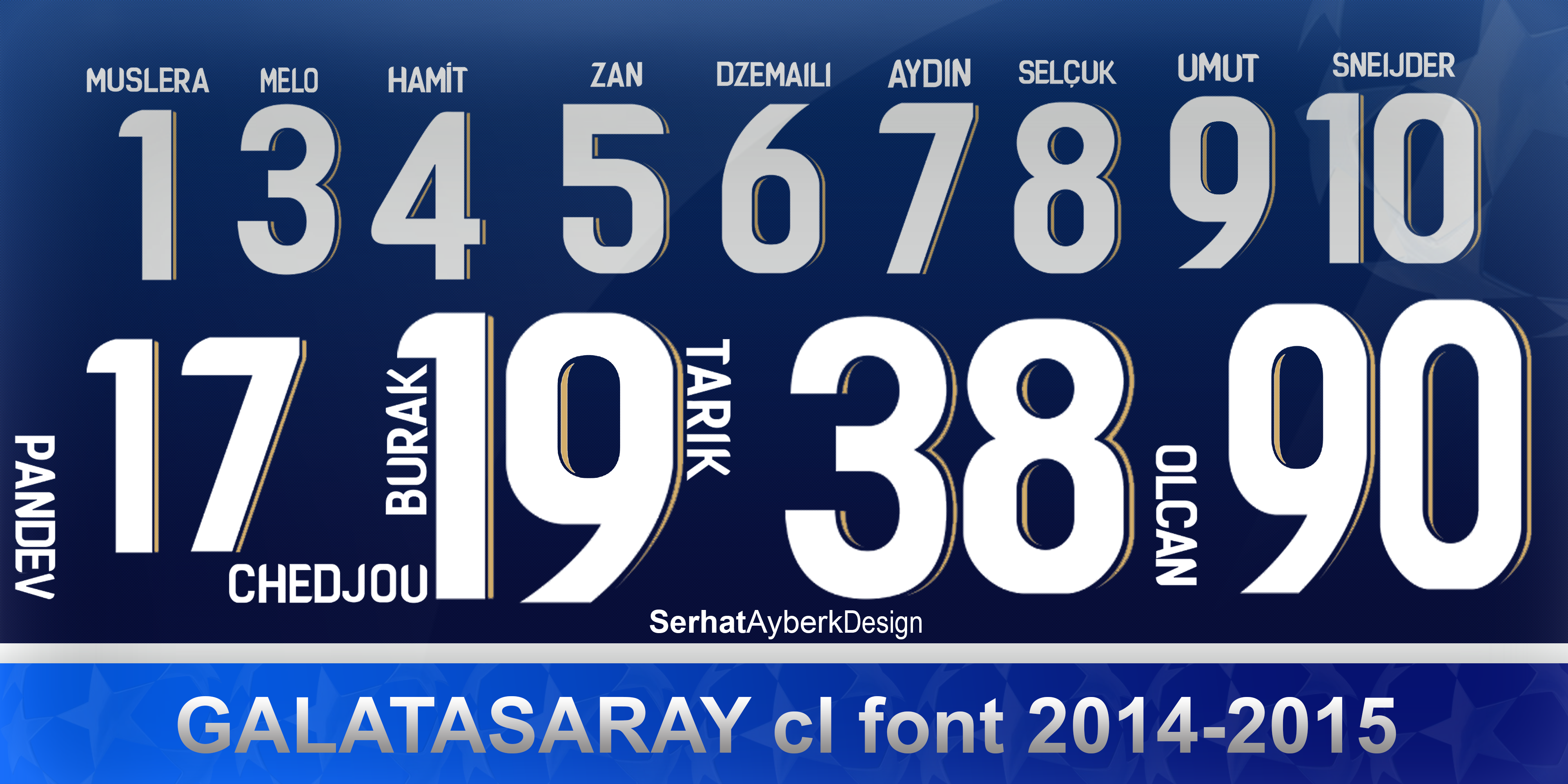 Schriftart Galatasaray