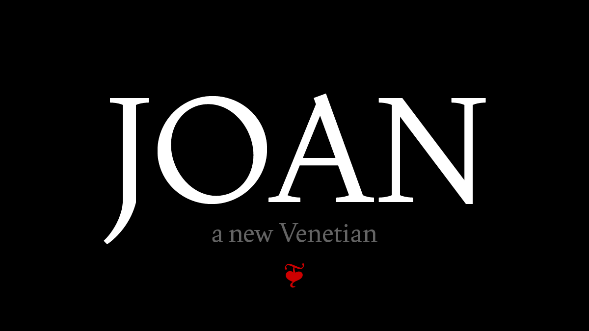 Schriftart Joan