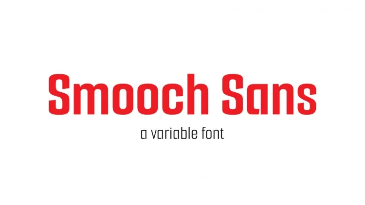 Schriftart Smooch Sans