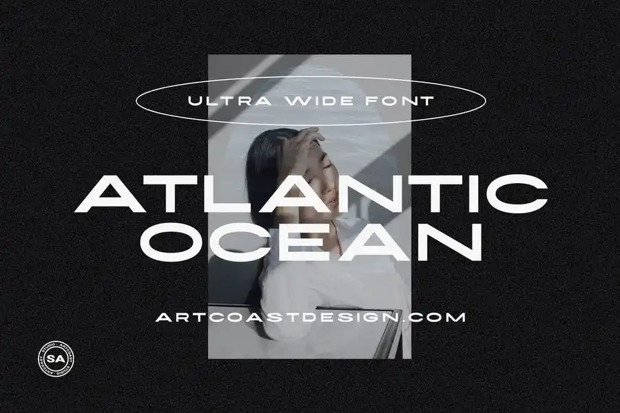 Schriftart Atlantic Ocean