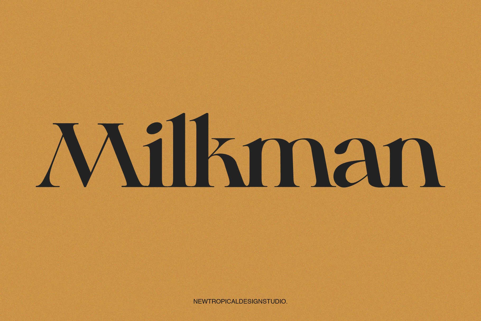 Schriftart Milkman