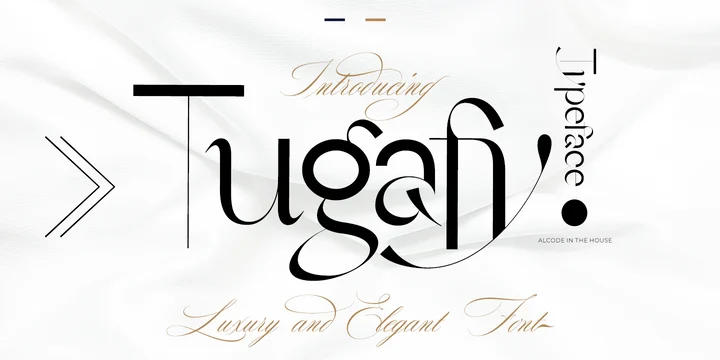 Schriftart Tugafy