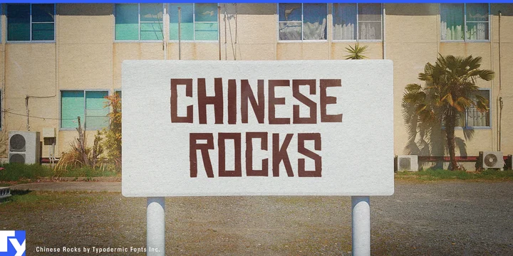Schriftart Chinese Rocks