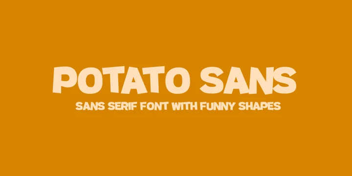 Schriftart Potato Sans
