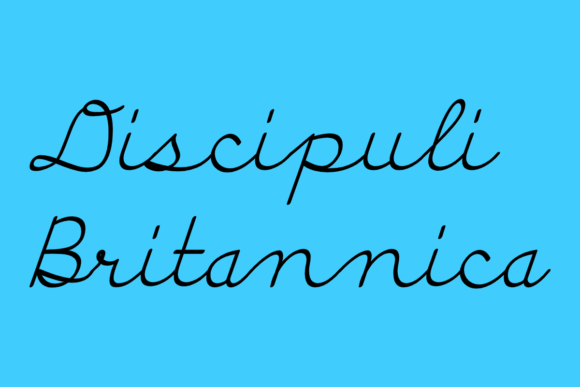 Schriftart Discipuli Britannica