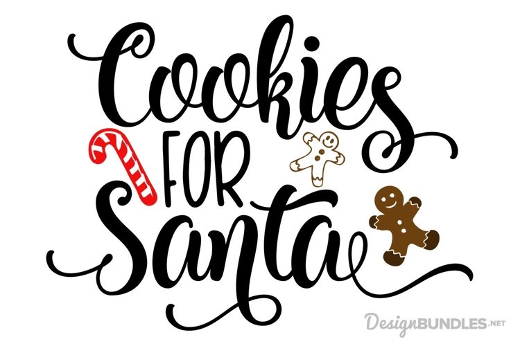 Schriftart Cookies For Santa