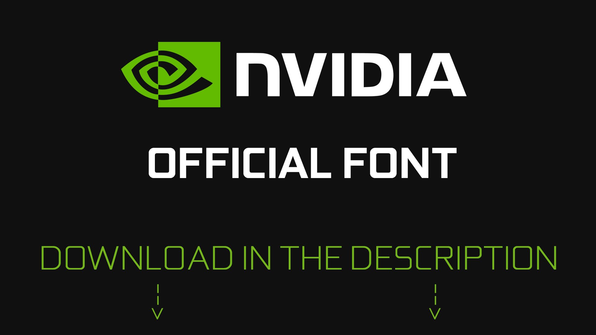 Schriftart Nvidia Sans