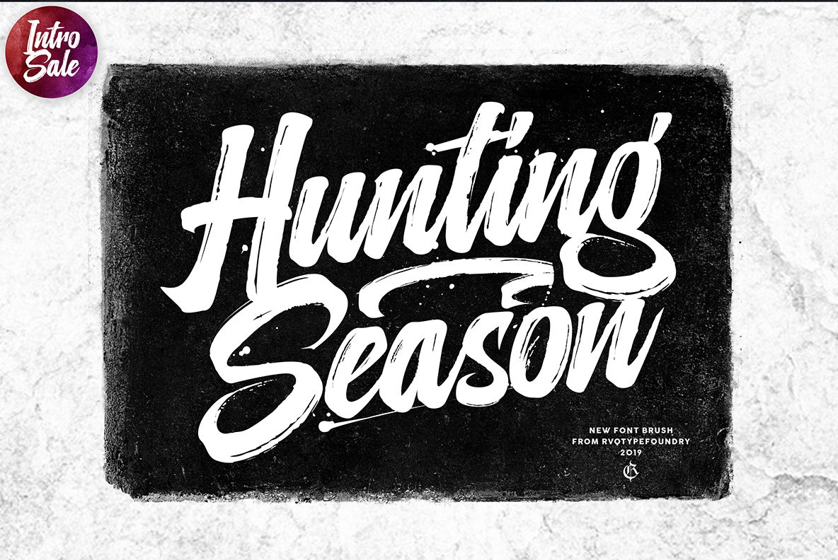 Schriftart Hunting Season