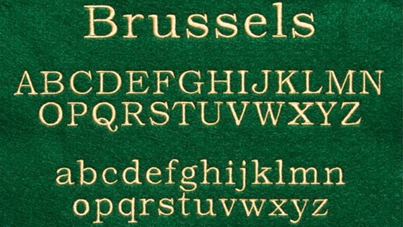 Schriftart Brussels