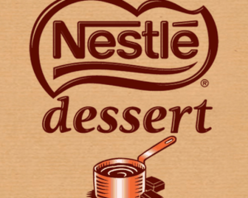 Schriftart Nestle Dessert